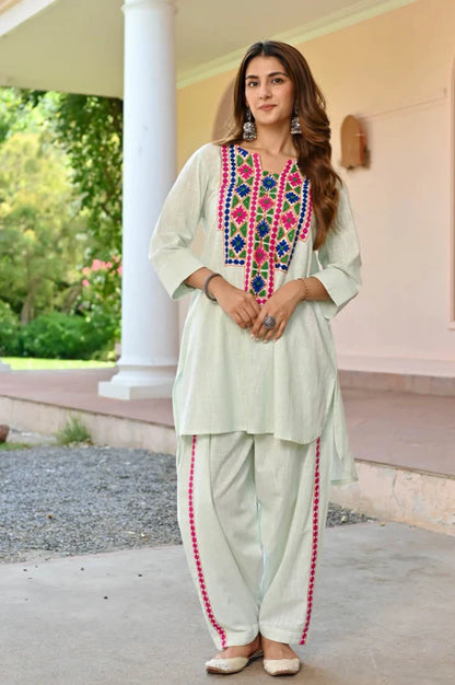 PREMIUM BEAUTIFUL KURTI PALAZZO SET: ELEGANCE MEETS COMFORT