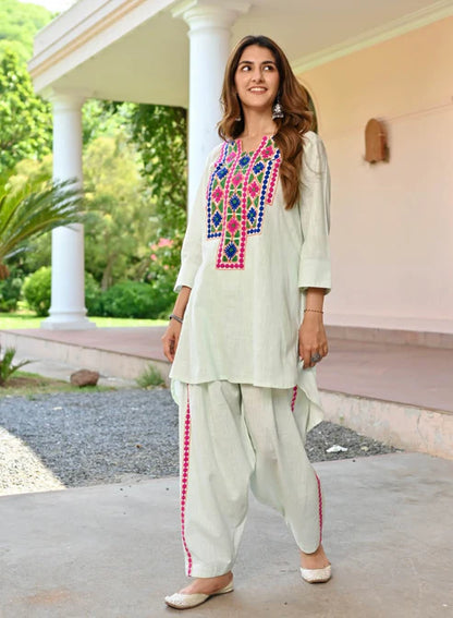 PREMIUM BEAUTIFUL KURTI PALAZZO SET: ELEGANCE MEETS COMFORT