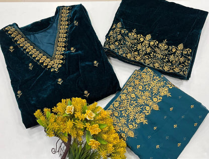 A FANCY PREMIUM  GORGEOUS NEW KURTI-PLAZZO SET