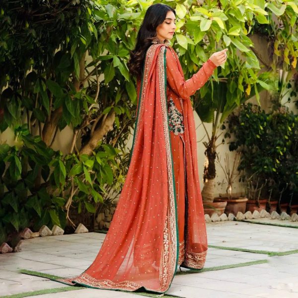 Embroidery Faux Georgette Salwar Suit