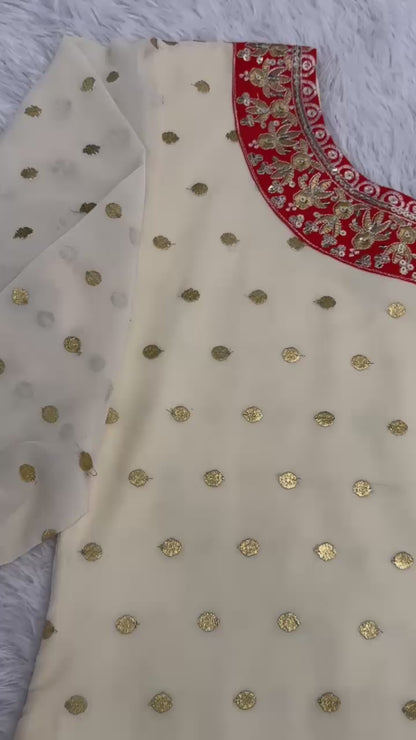 Fancy Kurti Set with Plazzo and a Stunning Dupatta!