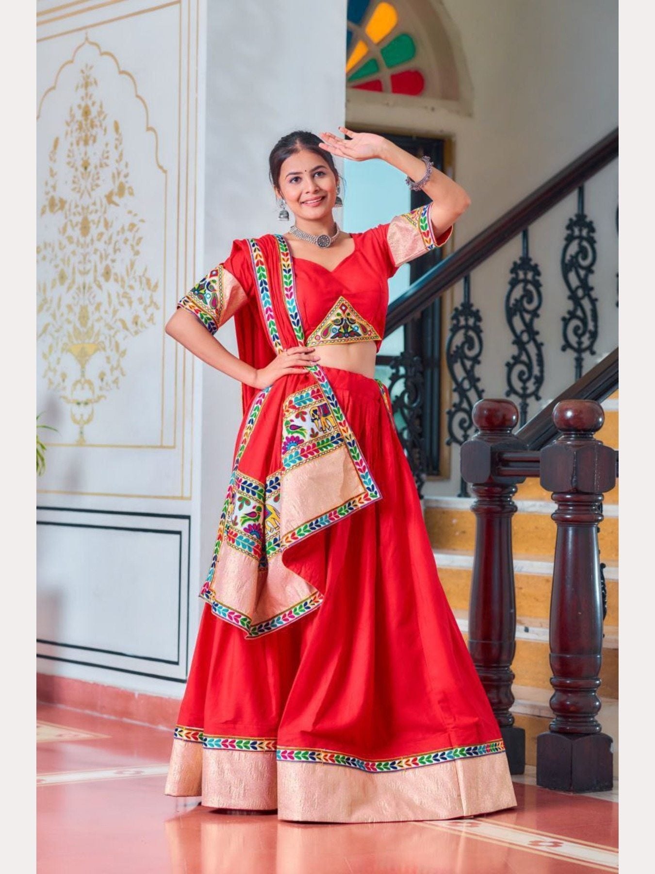 Premium Elegant Navratri  Lehenga Choli Set